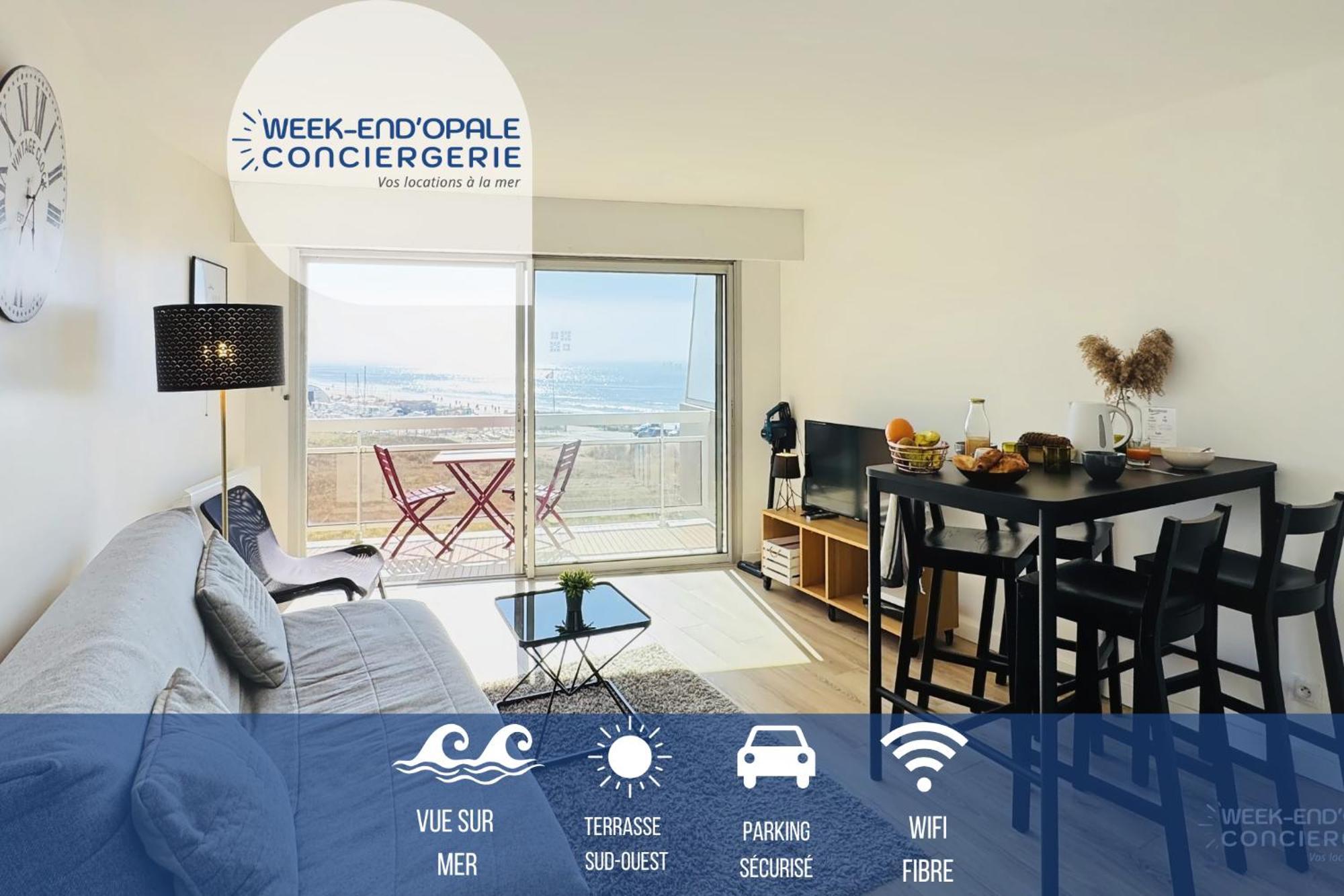 Appartement Vue Mer Au Pied De La Plage De Merlimont Exterior foto