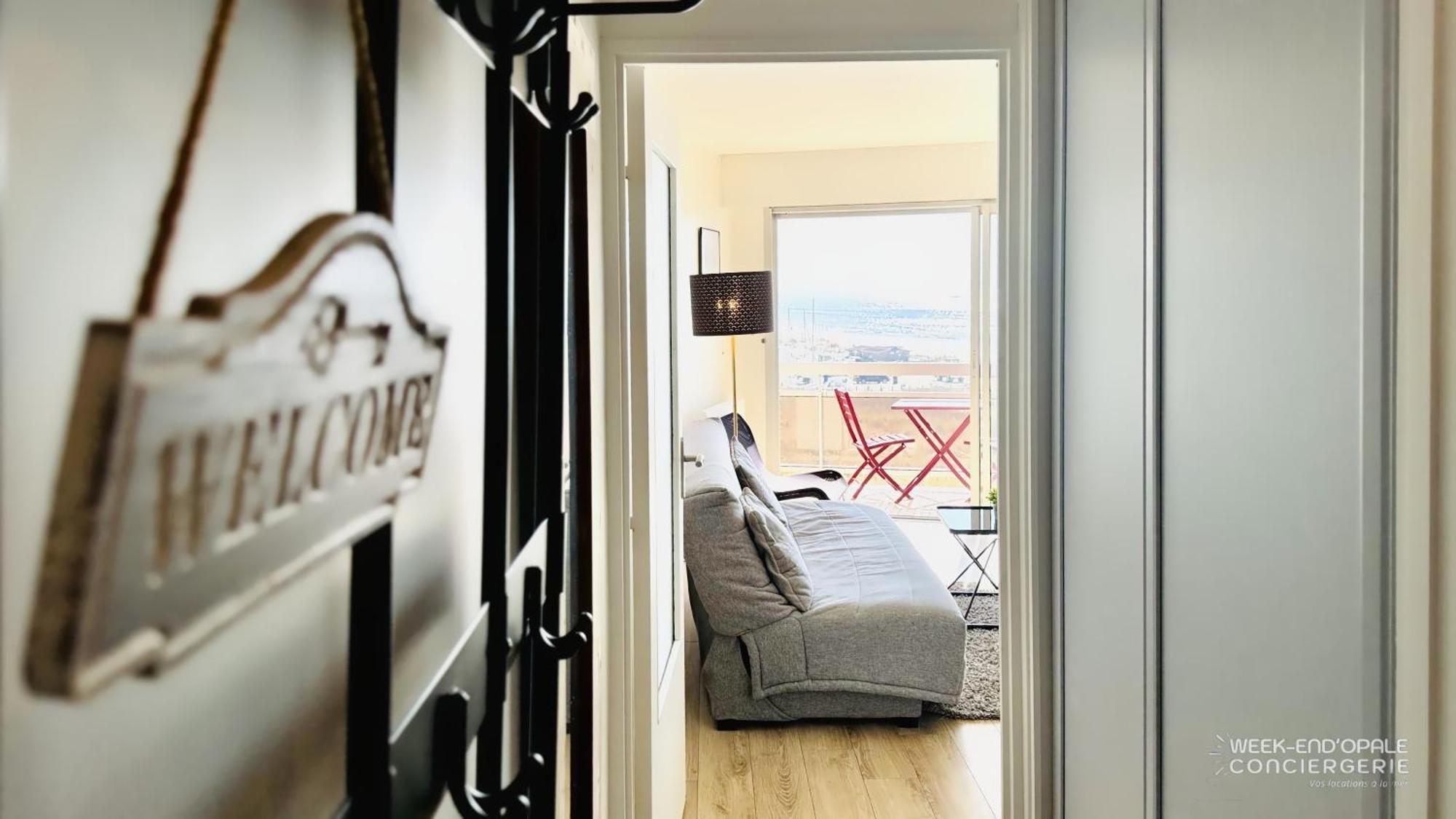 Appartement Vue Mer Au Pied De La Plage De Merlimont Exterior foto