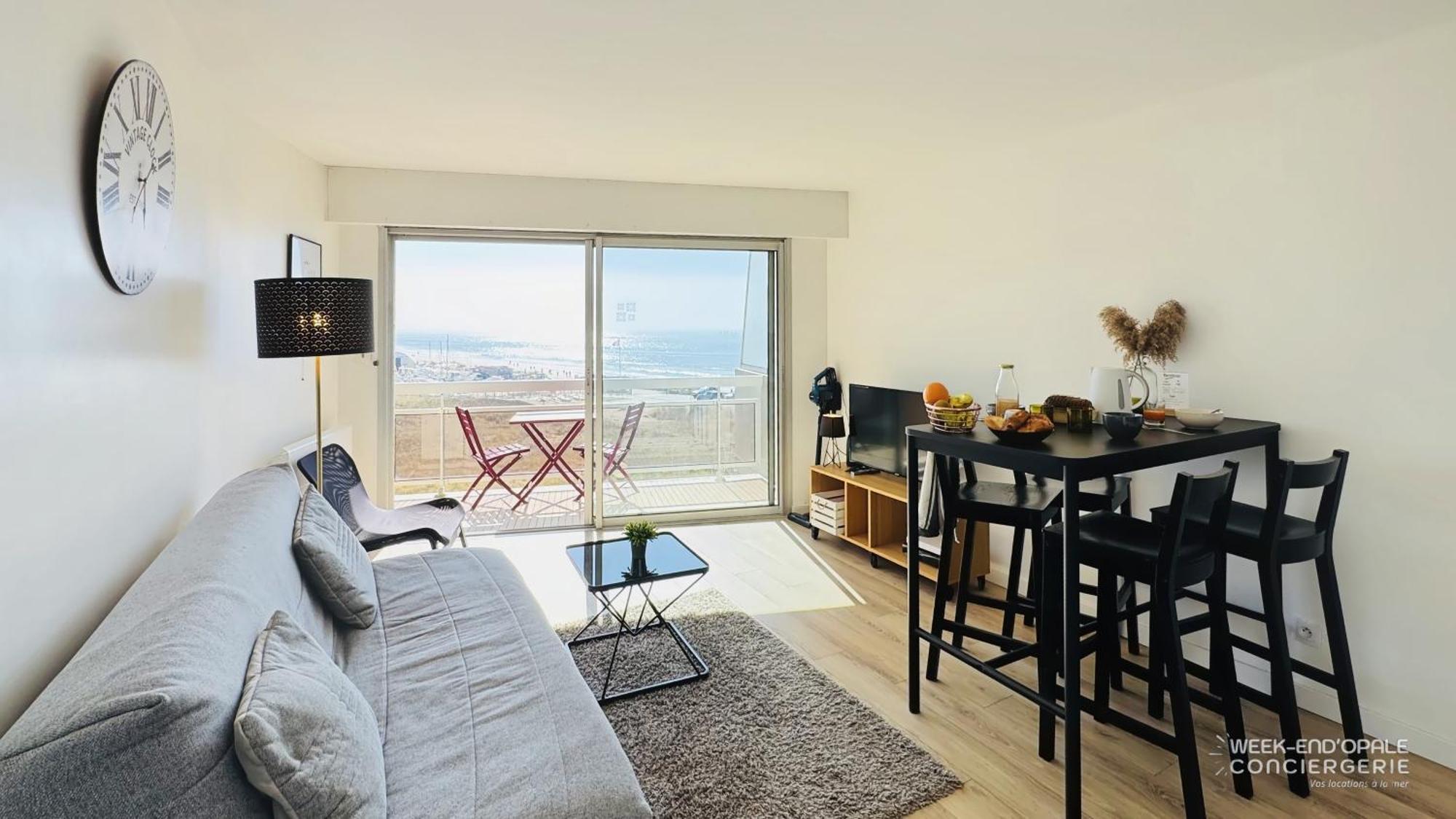 Appartement Vue Mer Au Pied De La Plage De Merlimont Exterior foto