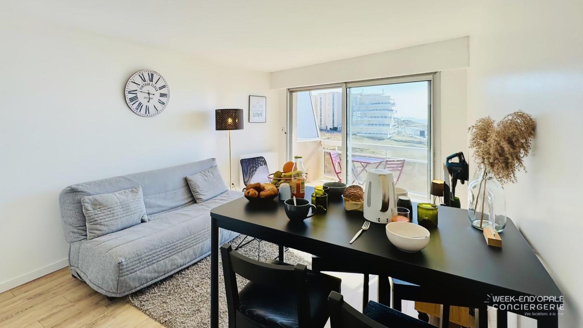 Appartement Vue Mer Au Pied De La Plage De Merlimont Exterior foto