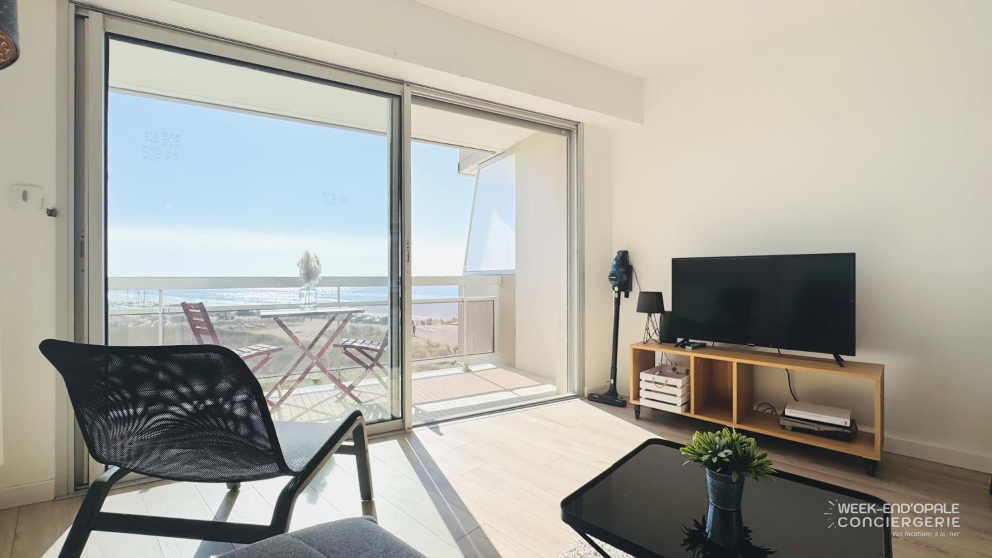 Appartement Vue Mer Au Pied De La Plage De Merlimont Exterior foto